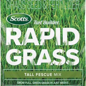 Scotts Turf Builder Rapid Grass Tall Fescue Mix Seed & Fertilizer Combination Premium